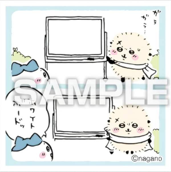【No.187 ハチワレ＆ラッコ】 ちいかわ あつめてシールガム4 ※シールのみ