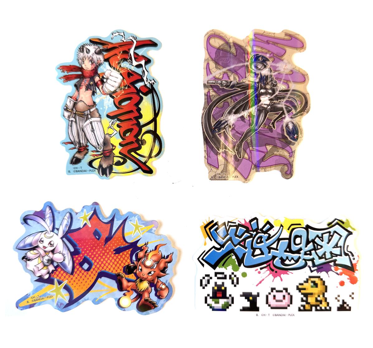 デジモン ステッカー まとめ売り DIGIMON ダイカットステッカーセット（自販機） | 商品情報 | BANDAI TOYS
