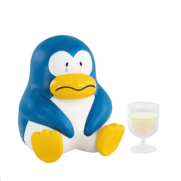 【ほろりパック＋白ワイングラス】パピプペンギンズ フィギュアコレクションのサムネイル