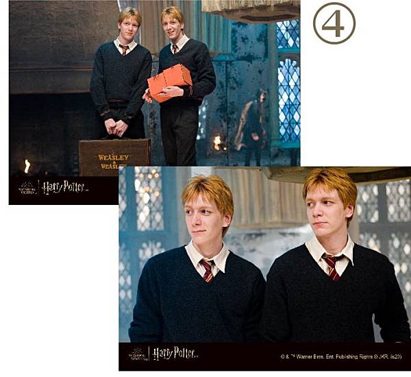 【04】ハリー・ポッター フレッド&ジョージ・ウィーズリー ブロマイドコレクション(2023年9月版) ※2枚セットのサムネイル