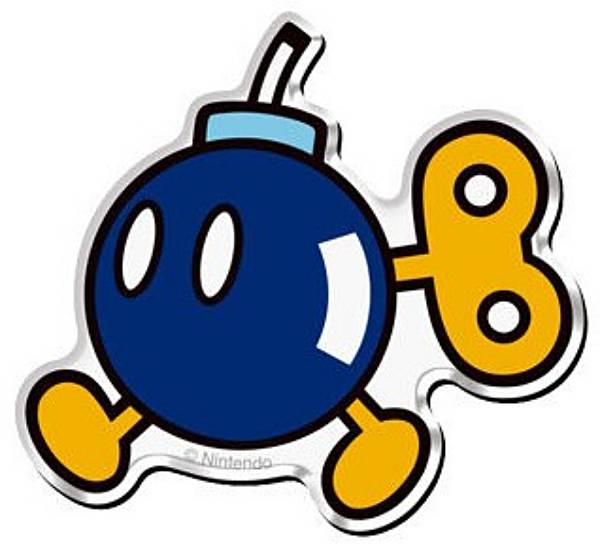 【ボムへい/メモカード：1枚】スーパーマリオ キャラマグネッツ ※メモの種類はランダムです。のサムネイル