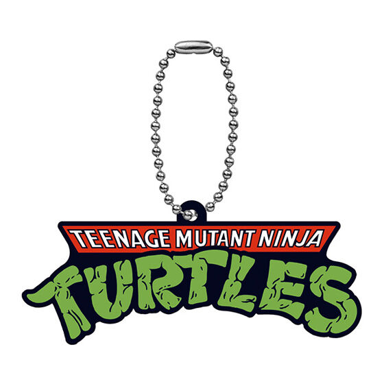 【タイトルロゴ】TEENAGE MUTANT NINJA TURTLES カプセルラバーマスコット