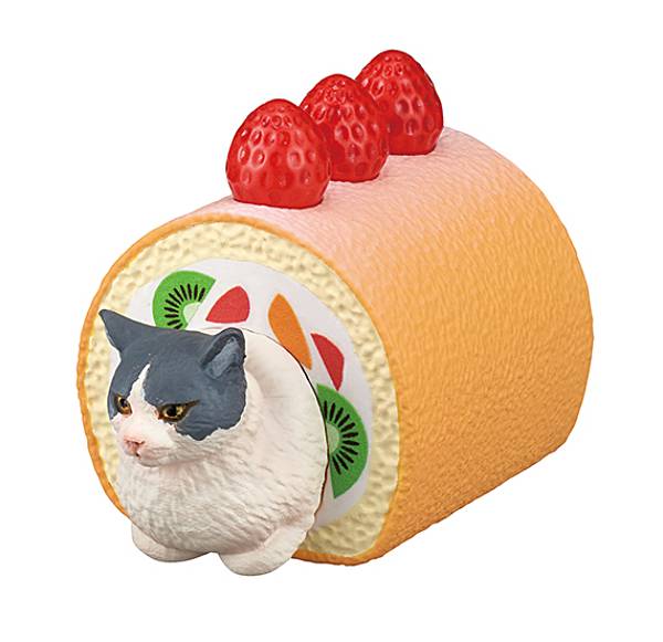 【ロールケーキ（ハチワレ）】フェ
