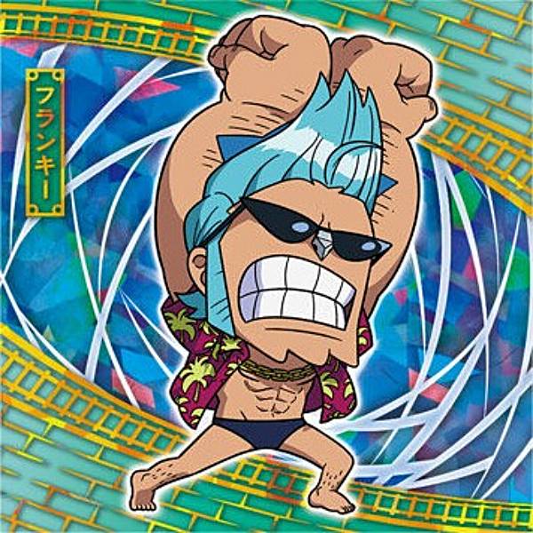 【SW9-16 フランキー (SR スーパーレア) 】にふぉるめーしょん ワンピース大海賊シールウエハースLOG.9