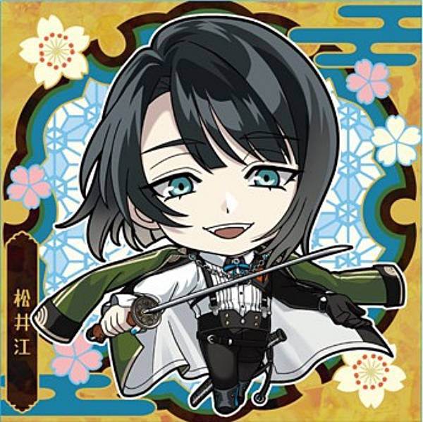 【TK1-20 松井江 (R レア) 】にふぉるめーしょん 『刀剣乱舞ONLINE』 シールウエハース