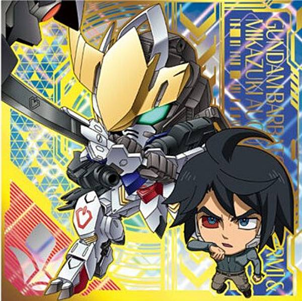 【[箔押し仕様] MG3-24 ガンダム・バルバトスルプス＆三日月・オーガス (UR ウルトラレア) 】にふぉるめーしょん 機動戦士ガンダム シールウエハースvol.3 〜超越する精神〜