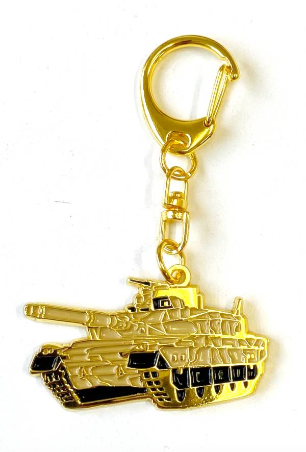 【10式戦車バース：金 (シークレット) 】陸上自衛隊 ダイキャストメタルキーホルダー 第一弾