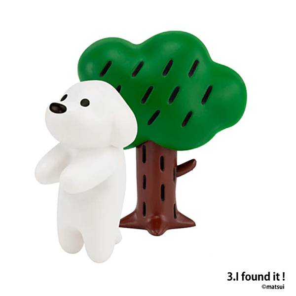 【I found it!(GREEN)】matsui DOGS フィギュアコレクション Vol.1