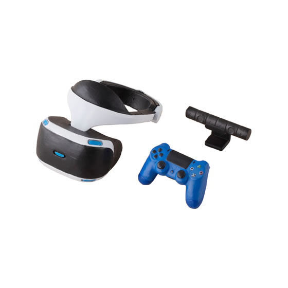 【PlayStation TM VR(大サイズ) /PlayStatio TM Camera /ワイヤレスコントローラー(DUALSHOCKTM4) (ウェイブ・ブルー) 】ガシャポン!コレクション PlayStation(TM)4&PlayStation(TM)VR