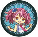 【柊柚子】缶バッジ 遊☆戯☆王ARC-V 03 レトロアート