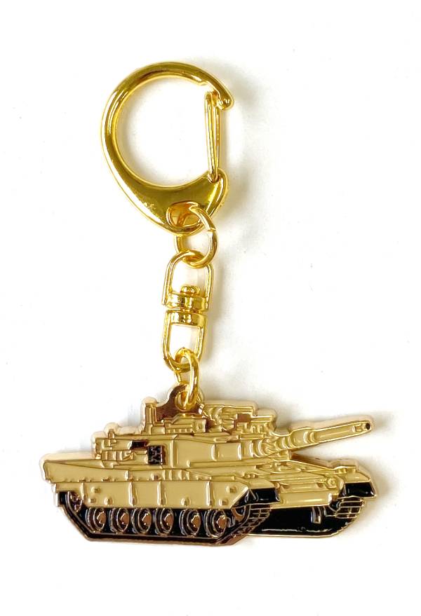 【90式戦車パース：金 (シークレット) 】陸上自衛隊 ダイキャストメタルキーホルダー 第二弾