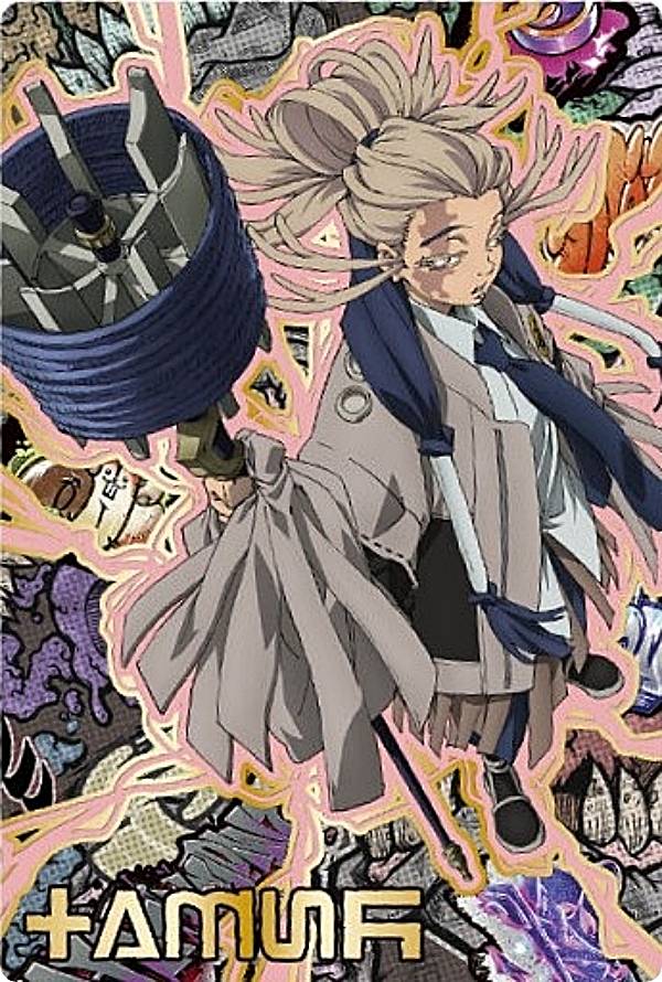 【[金色箔押し仕様] 22 タムジー (レア) 】TVアニメ『ガチアクタ』 カードウエハースのサムネイル