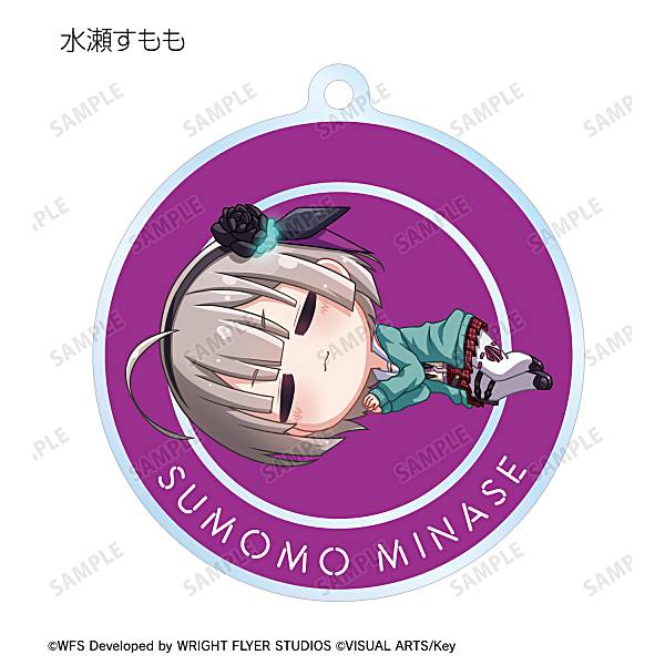 【水瀬すもも】ヘブンバーンズレッド トレーディング ちびころ アクリルキーホルダー Ver.B