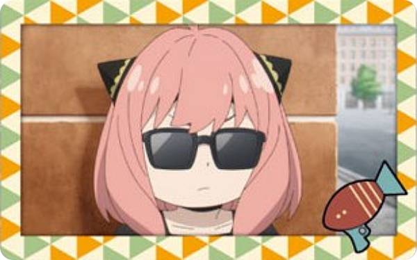 【アーニャ・フォージャー(サングラス)】SPY×FAMILY スナップカード