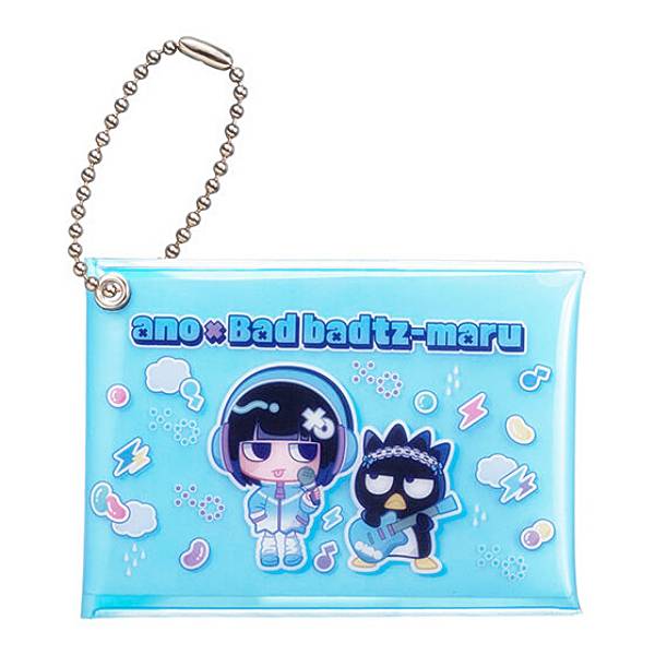 【B賞マルチポーチ(水色)】ガシャポンくじ ano×バッドばつ丸 あそーとこれくしょん