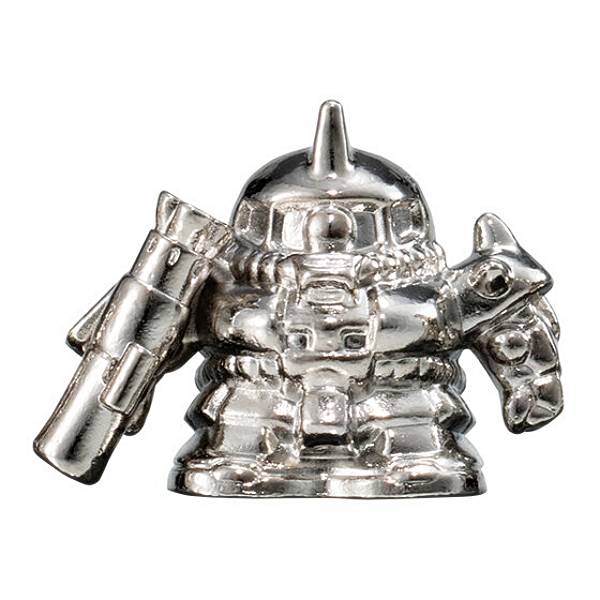 【シャア専用ザク(SILVER)】機動戦士ガンダム ガシャポン戦士 ダイキャストガンケシのサムネイル