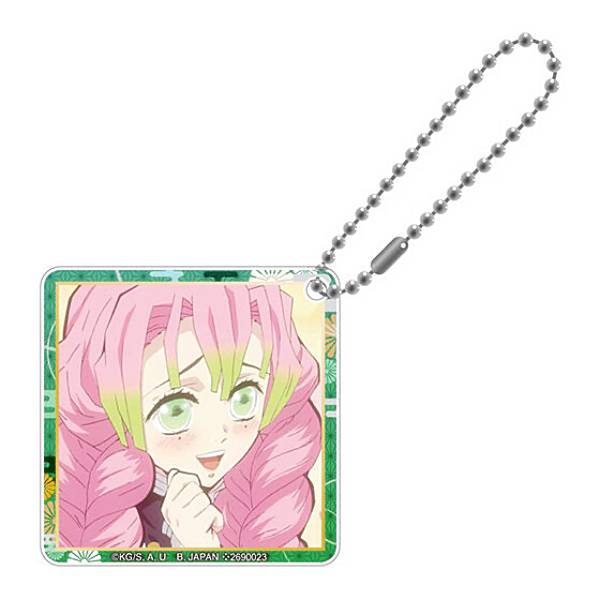 【甘露寺 蜜璃】カプセルスクエア名場面アクリルチャーム テレビアニメ 鬼滅の刃 竈門炭治郎 立志編/無限列車編