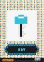 【No.15 KEY】 ブシロード トレーディングカード コレクションクリア パックマン