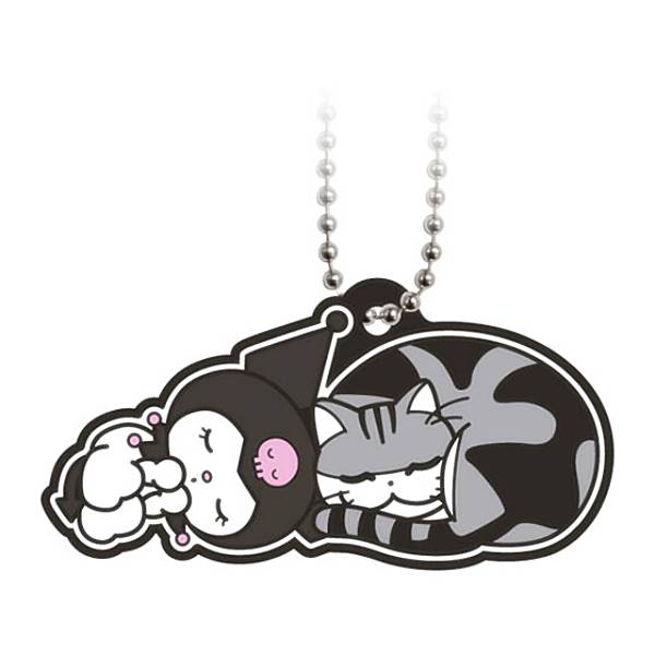 【クロミ×キュルガB】夜は猫といっしょ×サンリオキャラクターズ スペシャルラバーマスコットのサムネイル
