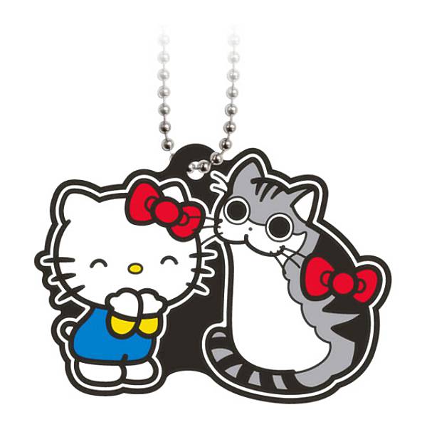 【ハローキティ×キュルガA】夜は猫といっしょ×サンリオキャラクターズ スペシャルラバーマスコットのサムネイル