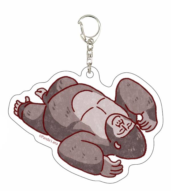 【ゴリラ】 アクリルキーホルダー ZooZooZoo 01