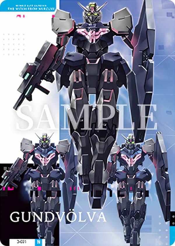 [3-031 간볼바 (N 노멀)] GUNDAM CARD COLLECTION 기동전사 건담 수성의 마녀 3