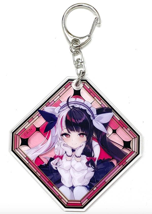 【C-5賞 夜見れな (アクリルキーホルダー) 】 DMMくじ にじさんじ ～ゴシック～【中古】