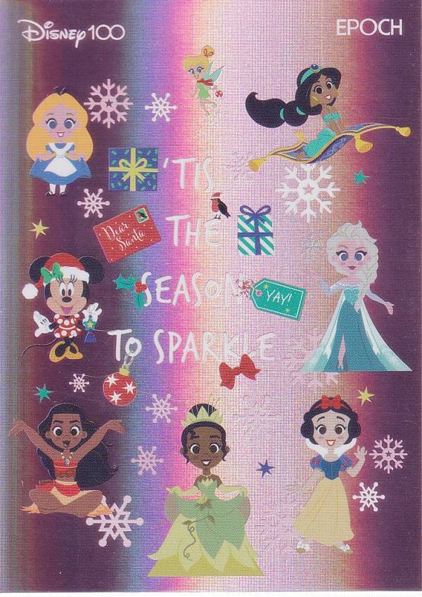 楽天REALiZE トレカ＆ホビー楽天市場店【[ホログラム版キラカードB 22/75] 47 CHRISTMAS （インサートカード/クリスマス） 】 Disney創立100周年 EPOCH 2023 Premier Edition Collection Cards