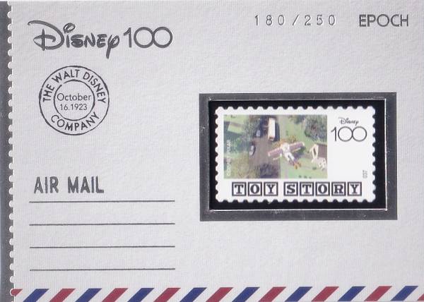 楽天REALiZE トレカ＆ホビー楽天市場店【[銀箔 180/250] WS-37 TOY STORY トイ・ストーリー （スペシャルインサートカード/メモラビリアスタンプカード） 】 Disney創立100周年 EPOCH 2023 Premier Edition Collection Cards