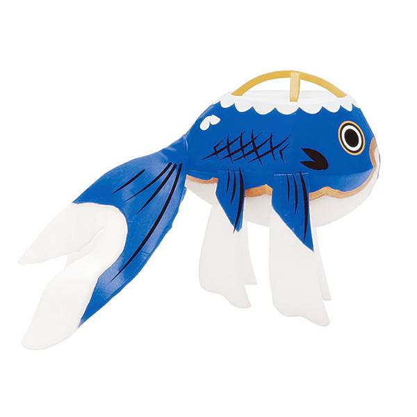 【青】 金魚ちょうちんライトマスコット