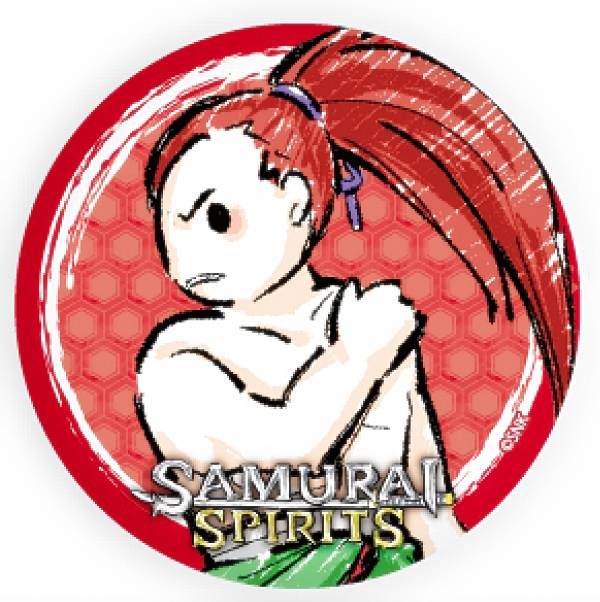 【牙神幻十郎】 缶バッジ SAMURAI SPIRITS 01 グラフアートデザイン