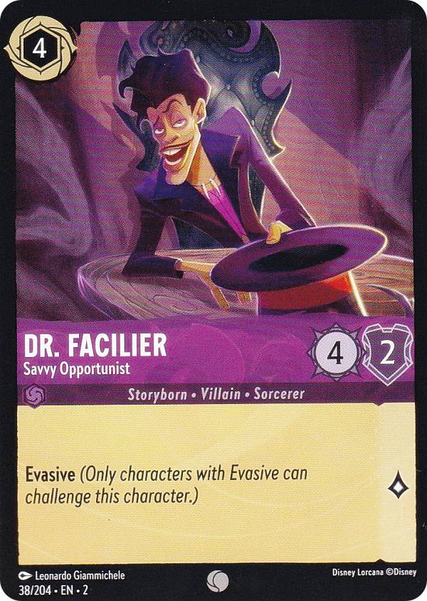 REALiZE ȥ쥫ۥӡŷԾŹ㤨֥ǥˡ 륫 38/204EN2 Dr. Facilier - Savvy Opportunist (C  Disney LORCANA Rise Of The FloodbornפβǤʤ50ߤˤʤޤ