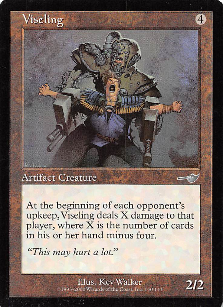 【プレイ用181808】マジックザギャザリング MTG 【ENG】《万力機械人/Viseling》[NEM] 茶U【楽】【中古】