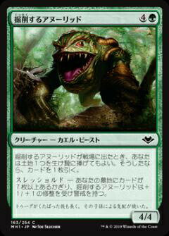 マジックザギャザリング MH1 JP 163 掘削するアヌーリッド (日本語版 コモン) モダンホライゾン Modern Horizons MTG