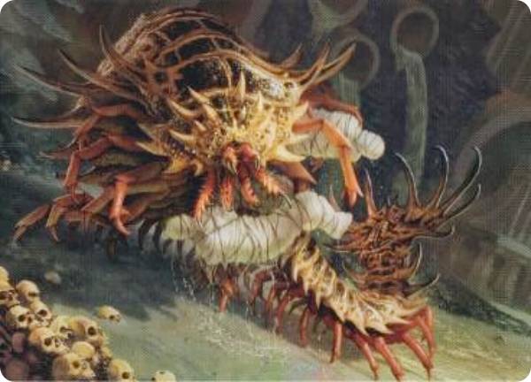 マジックザギャザリング MKM JP 10/49 腐敗農場の死足虫 (日本語版 アート・カード) カルロフ邸殺人事件 (MTG)