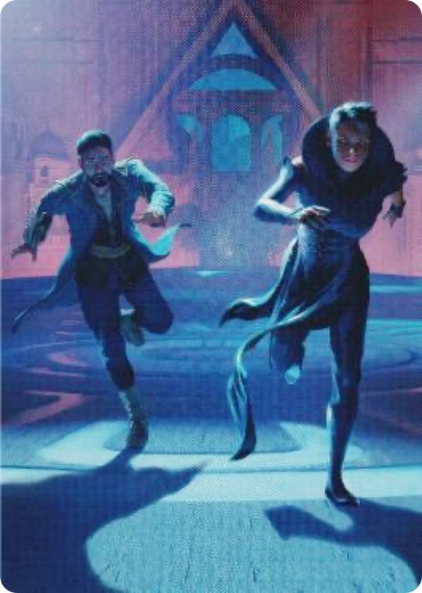 マジックザギャザリング MKM JP 30/49 許可なき脱出 (日本語版 アート・カード) カルロフ邸殺人事件 (MTG)