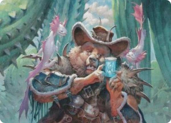 マジックザギャザリング OTJ JP 21/54 灰毛の天才、オーロック博士 (日本語版 アート・カード) サンダー・ジャンクションの無法者 (MTG)