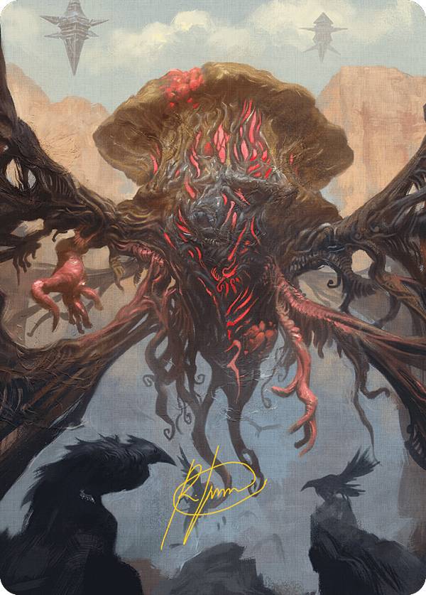 【金色箔押し】マジックザギャザリング MH3 JP 27/54 転置のビヒモス (日本語版 アート・カード) モダンホライゾン3 (MTG)