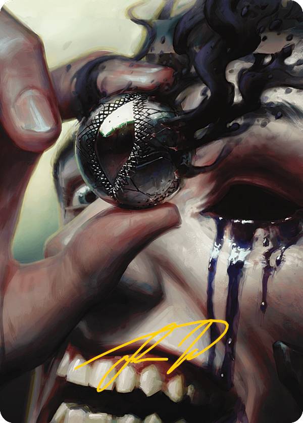 【金色箔押し】マジックザギャザリング MH3 JP 42/54 黒玉の大メダル (日本語版 アート・カード) モダンホライゾン3 (MTG)