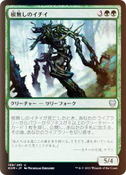 【FOIL】マジックザギャザリング KHM JP 189 根無しのイチイ (日本語版 アンコモン) カルドハイム