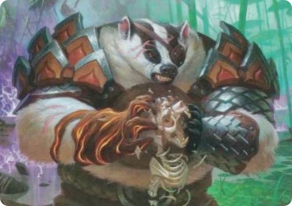 マジックザギャザリング BLB JP 27/54 忌まわしい守護獣、ハグス (日本語版 アート・カード) ブルームバロウ (MTG)