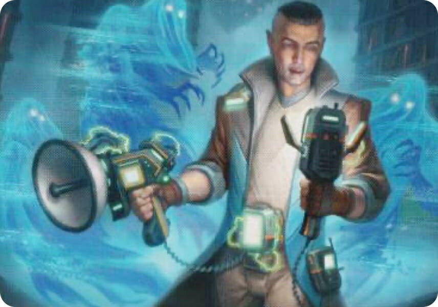 マジックザギャザリング DSK JP 05/54 超常現象分析家 (日本語版 アート・カード) ダスクモーン：戦慄..