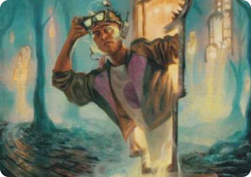 マジックザギャザリング DSK JP 15/54 館の地図作り (日本語版 アート・カード) ダスクモーン：戦慄の館 (MTG)