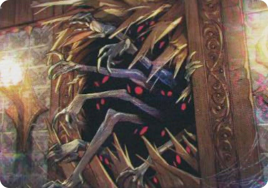 マジックザギャザリング DSK JP 33/54 萎縮させる責め苦 (日本語版 アート・カード) ダスクモーン：戦慄の館 (MTG)