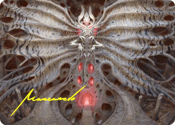 【金色箔押し】マジックザギャザリング DSK JP 10/54 恐怖を喰うもの、ヴァルガヴォス (日本語版 アート・カード) ダスクモーン：戦慄の館 (MTG)