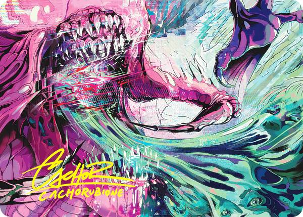 【金色箔押し】マジックザギャザリング DSK JP 34/54 逸失への恐怖 (日本語版 アート・カード) ダスクモーン:戦慄の館 (MTG)