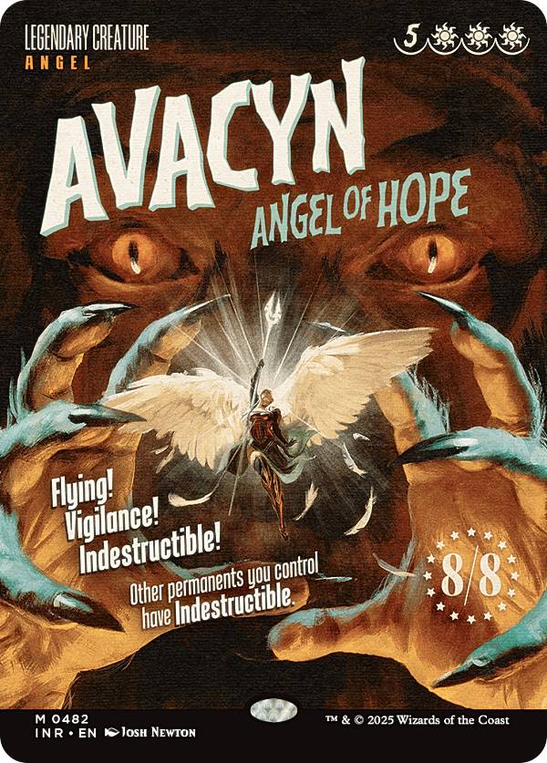 【ボーダーレス版】マジックザギャザリング INR EN 0482 希望の天使アヴァシン (英語版 神話レア) イニストラード・リマスター (MTG)