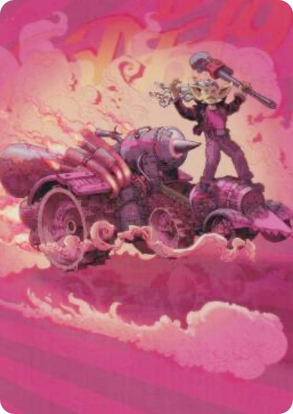 マジックザギャザリング DFT JP 41/54 燃焼ロケット (日本語版 アート・カード) 霊気走破 (MTG)