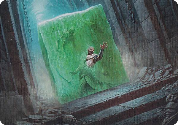 マジックザギャザリング AFR 7/81 ゼラチナス・キューブ (日本語版 アート・カード) フォーゴトン・レルム探訪