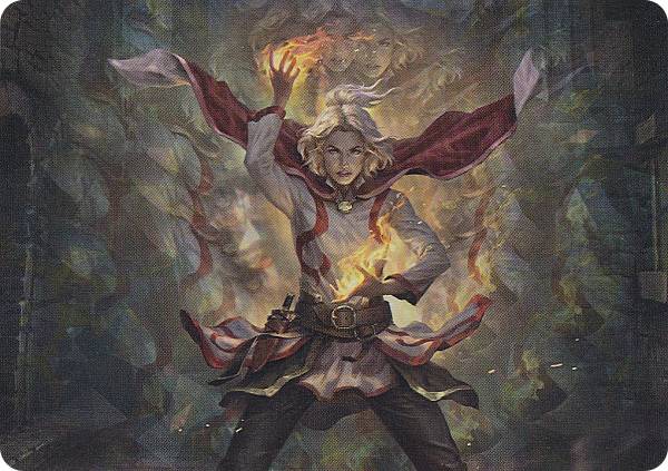 マジックザギャザリング AFR 31/81 暴走魔導士、デリーナ (日本語版 アート・カード) フォーゴトン・レルム探訪